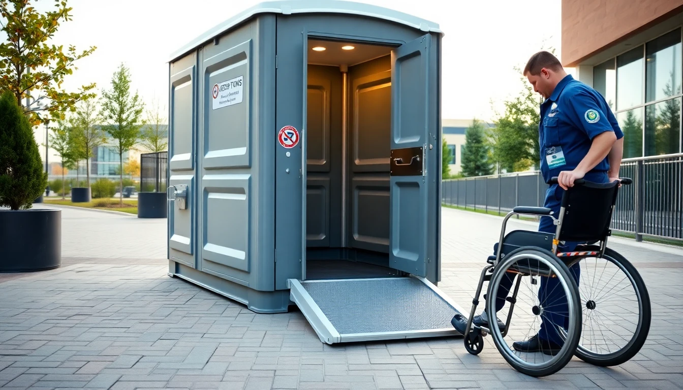 Wheelchair Accessible & Handicap Porta Pottie